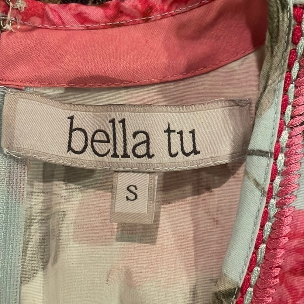 Bella Tu PEONY SHIFT DRESS IN MULTI size S - Picture 7 of 8